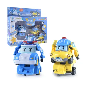 폴리 Robocar 차량 모델 로봇 변압기 경찰차 어린이 크리스마스 선물 어린이 장난감