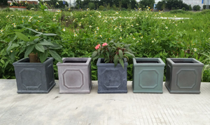 Grande <span class=keywords><strong>Fioriera</strong></span> da Giardino Chelsea in Finta Fibra di Piombo e Argilla Cementizia per Esterni - Product Image 6