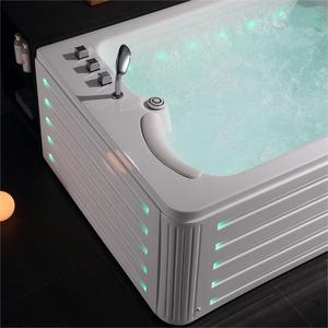 Bain à remous en acrylique SPA, baignoire à hydromassage, 2-3 personnes, <span class=keywords><strong>jacuzzi</strong></span> moderne de <span class=keywords><strong>luxe</strong></span>, 2 positions allongées - Product Image 3