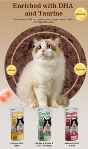 Friandises pour animaux de compagnie 85g, nourriture humide pour chats en sachet, saveurs variées, sachet de friandises pour chats - Product Image 3