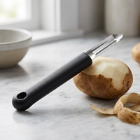 Hete Aanbieding Roestvrijstalen Aardappel Schilmesje PP Handvat Groente Fruit Snijder Vaatwasserbestendig Anti-roest Arbeidsbesparend Keuken Schilmesje