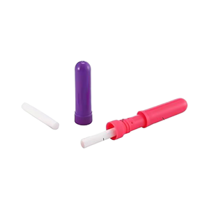 عصا استنشاق عشبية وبلاستيكية OEM فارغة للزيوت العطرية ورذاذ المنثول، مستلزمات صحية للفم والجسم - Product Image 5