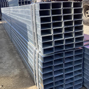 Горячая окунутая полая секция с цинковым покрытием ASTM <span class=keywords><strong>50x50</strong></span> S355 Q195 Q235 Q345 40x60 мм прямоугольная оцинкованная стальная квадратная труба - Product Image 4