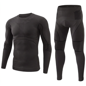 Ensemble d'entraînement sportif d'été pour hommes MERITORIOUS INTERNATIONAL, séchage rapide, extensible, motif géométrique, 65% tissu en carbone de bambou - Product Image 3