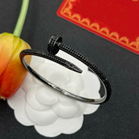 Bracelet de mode pour femme, plaqué or, en tungstène, motif Gypsophila, design créatif, pour couple, luxe, Entropy, 25 ans, Two Half Full Nail, transfrontalier