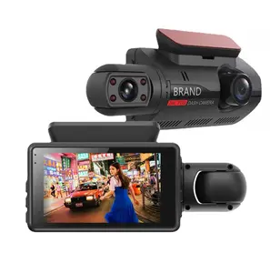 A68 מול מובנה במצלמה כפולה שחור אוטומטי אלקטרוניקה דאש מצלמת IPS מסך הכפול עדשת evotech רכב קופסא שחורה hd 1080P דאש מצלמת