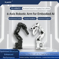 SO-ARM101 Pro Robot IA embarqué 6 axes open-source à faible coût pour kit de servomoteurs pour projets LeRobot Hugging Face