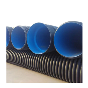 Tuyau PE ondulé à double paroi en HDPE de grand diamètre 48 36 <span class=keywords><strong>30</strong></span> 24 20 pouces Tuyaux de ponceau Tubes en plastique de drainage et bon marché - Product Image 1