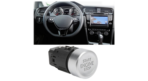 <span class=keywords><strong>Push</strong></span> <span class=keywords><strong>Button</strong></span> başlatma anahtarı No.5NG959839A motor çalıştırma durdurma anahtarı düğmesi Volkswagen Tiguan 2016-2024 için gümüş ton - Product Image 4