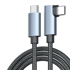 Alta calidad <span class=keywords><strong>20GB</strong></span> Serie Tipo-C Macho Tipo-C Hembra Cable USB Carga rápida Transferencia DE DATOS Trenza Blindaje Conductor de cobre estañado - Product Image 1