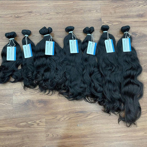 Producto Popular, Extensiones de Cabello Humano Vietnamita Natural Ondulado, Gran Cantidad en Existencia, Alta Calidad, Trama Doble a Máquina - Product Image 2