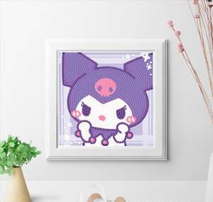 Décoration murale pleine perceuse dessin animé cristal animal encadré diamant peinture sur <span class=keywords><strong>toile</strong></span> - Product Image 6