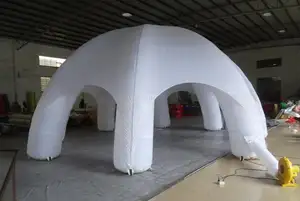 Aangepaste Giant Witte Opblaasbare Spider Dome Tent Voor Event/Kantoor/Outdoor Party/Sport