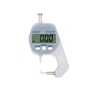Medidor de Espesor Digital 0-20 mm/1 pulgada 0.01 mm/0.0005 Herramientas de Medición de Espesor con Pantalla LCD - Product Image 5