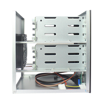 Pour Synology 6 baies noir boîtier de serveur de stockage de fichiers remplaçable à chaud 17x17 Mini ITX ordinateur accessoires informatiques industriels