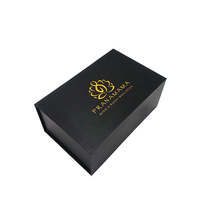 Caja de Embalaje de Cartón Rígido con Forma de Libro y Tapa Magnética, Ecológica y de Lujo, para Cartera, Coffret Portefeuille Homme Matt