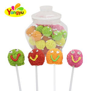Caramelos de Goma Suaves con Forma de Monstruo Sonriente, <span class=keywords><strong>Sabor</strong></span> a Frutas Variadas, en Envase de Frascos, Venta al por Mayor - Product Image 1