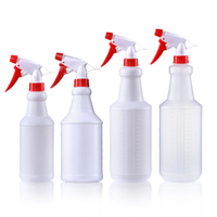 16 oz 24 oz 32 oz Plastique PE-HD Bouteilles de pulvérisation vides d'arrosage de jardin domestique avec gâchette de pulvérisation