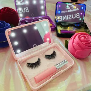 F fluffy mink false eyelashes paper case box make your own eyelash box real mink eyelash vendors meet beauty