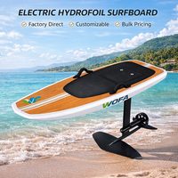 Planche de surf électrique hydrofoil en fibre de carbone avec moteur pour une personne