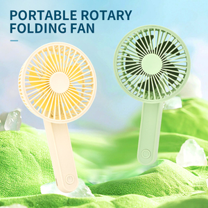 พัดลมตั้งโต๊ะพลาสติกพับได้90 °, พัดลมมือถือพกพาสำหรับเดินทางและสำนักงานเครื่องมือกลางแจ้งสำหรับฤดูร้อน - Product Image 1