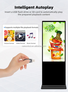 32 43 49 55 65 pulgadas Lcd Digital Stand Display Pantalla táctil de publicidad Exterior 400-3000 Nits Señalización digital y pantalla - Product Image 3