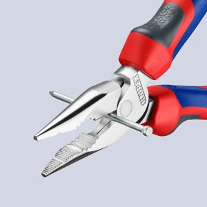 KNIPEX 08 25 145 SB Alicates combinados con punta de aguja y mangos ergonómicos cromados 145 mm - Product Image 2