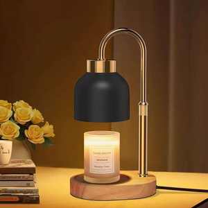 Lampada Scaldacera con Timer Nera Ideale per Candele in Barattolo Regalo Perfetto per Inaugurazione <span class=keywords><strong>Casa</strong></span> per Donne a Natale - Product Image 1