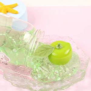 CHENXI Vente Directe Slime Non Toxique 150ml, avec Breloques Mangue Pomme, Pâte DIY Extra et Slime Gelée Parfum Fraise - Product Image 3