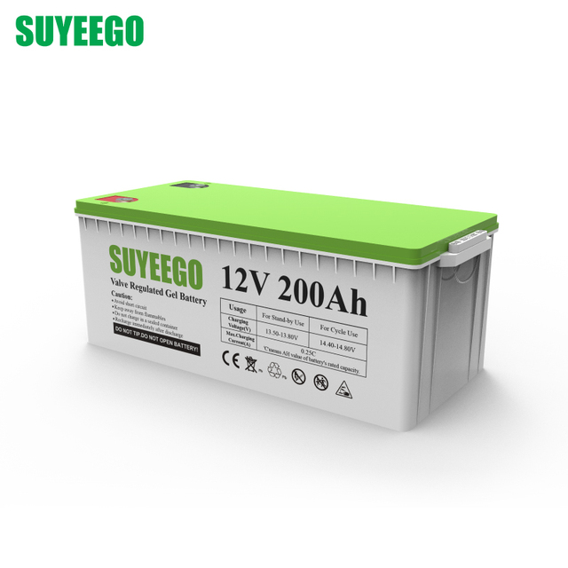 SUYEEGO 12v Energy Storage Battery Gel Battery Manufacturers 12v 150ah Durable Deep Cycle Lead Acid Battery 100ah 200ah