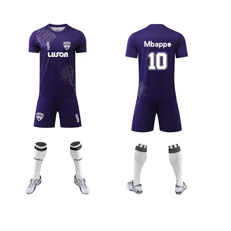 LUSON Custom Jersey Thailand Quality Football Shirts Wear Men's MBAPPE Uniform Set Team Football Jersey Soccer Jerseys