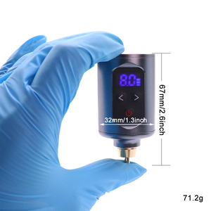 Fuente de Alimentación Inalámbrica para Tatuajes de 1400 mAh, RCA LF, Pantalla LCD Pequeña, Uso con una Sola Mano para Máquina de Tatuar - Product Image 3