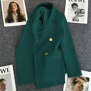 Costume à carreaux croisé pour <span class=keywords><strong>femme</strong></span> <span class=keywords><strong>Printemps</strong></span>-Automne 2025, élégant et amincissant, <span class=keywords><strong>manteau</strong></span> tendance pour <span class=keywords><strong>femme</strong></span> branchée - Product Image 6
