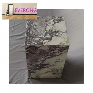 Mármol nórdico Calcuta Zócalo Joyería Calacatta Viola Mármol Cubos Piedra Calacatta Viola Mármol Mesa auxiliar <span class=keywords><strong>Plin</strong></span> - Product Image 1