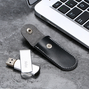 เคสป้องกันแฟลชไดรฟ์ USB แบบกำหนดเอง, เคสหนังพร้อมพวงกุญแจ, กระเป๋าเก็บแฟลชไดรฟ์ USB หนัง PU, แบบสั่งทำพิเศษ - Product Image 1