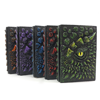 Cahier de notes en relief 3D GTB02 Nouveau cahier d'artisanat en résine Ornements de bureau pour cadeau d'anniversaire Livre de dragon animé de luxe
