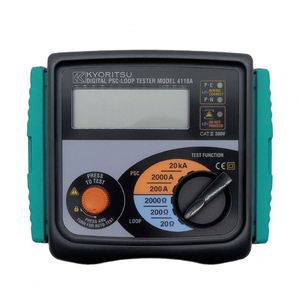 Kyoritsu <b>MODEL</b> 4118A LOOP/PFC/PSC Tester 15mA Measurement IP54 110-260V - Product Image 4