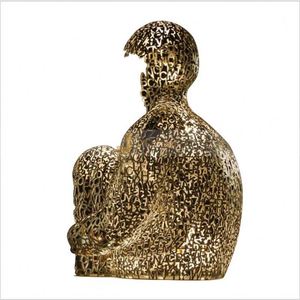 Escultura Industrial M106 de Acero Inoxidable, Estilo Art Deco, Duradera, Multifuncional, Impermeable, de Forma Irregular para Pasillos y Exteriores - Product Image 2