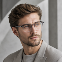 Lunettes d'ordinateur unisexes de style classique de haute qualité, neuves, avec verres anti-lumière bleue, monture en acétate, modèle D-9012
