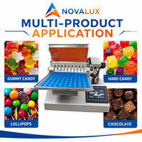 Machine de dépose de bonbons de précision NOVALUX pour bonbons gélifiés, bonbons durs, chocolat avec moules interchangeables