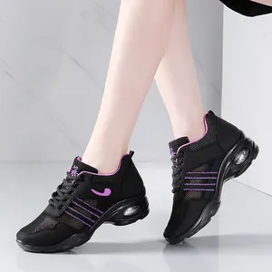 คุณภาพสูงหญิงPartyแจ๊สรองเท้าFour Seasonsผ้าตาข่ายCasualแฟชั่นผู้หญิงกีฬารองเท้ารองเท้าผ้าใบ