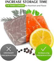 Sacs d'emballage alimentaire sous vide Sac scellant sous vide en plastique Emballage alimentaire biodégradable