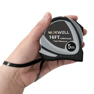 Measure Abs Plastic Magnetic Steel Portable Metric Retractable Self Lock Measuring 5m Tape Measure With Logo Custom Custom