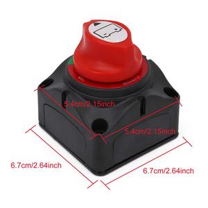 Interruttore Isolatore Batteria 12V 250Amp Interruttore di Spegnimento Alimentazione On/Off per Auto Barca Marina - Product Image 5