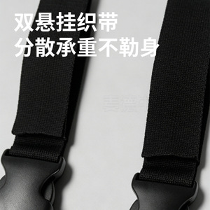 <b>Tool</b> Waist <b>Bag</b> Portable Multifunctional 5L Capacity Buckle Closure For Work And Outdoor Use - Product Image 4