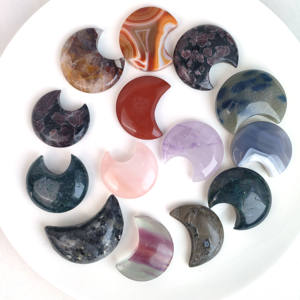 <span class=keywords><strong>Pierre</strong></span> de paume de lune en fluorite arc-en-ciel polie multi-matériaux pour la guérison spirituelle et le soulagement du stress, directement du fabricant, idéale pour un cadeau - Product Image 4