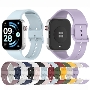 Bracelet de sport en silicone durable de remplacement pour Xiaomi 8 Pro 9 Pro Redmi Watch 4 <span class=keywords><strong>5</strong></span> 6, bracelet de montre avec un bracelet intelligent - Product Image 3