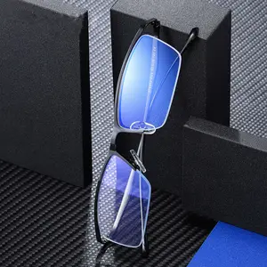 Yarım çerçeve anti-mavi ray bilgisayar gözlük erkekler ekran radyasyon gözlük gözlük çerçeveleri anti mavi ışık engelleme gözlük 2020