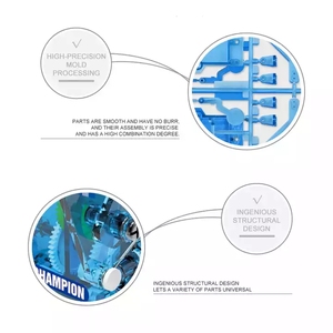 2022 Bán Buôn Trẻ Em Tự Làm Đấm Bốc Máy Bay Chiến Đấu Trận Chiến Trò Chơi Thông Minh Tự Làm Giáo Dục Đồ Chơi Lắp Ráp Gốc Bộ Dụng Cụ Quà Tặng Cho Trẻ Em Trẻ Em - Product Image 4