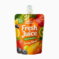 Pochette souple alimentaire avec bec verseur pour sauces, huiles, jus et liquides, sac d'emballage avec bouchon, sac en plastique imprimé sur mesure avec buse